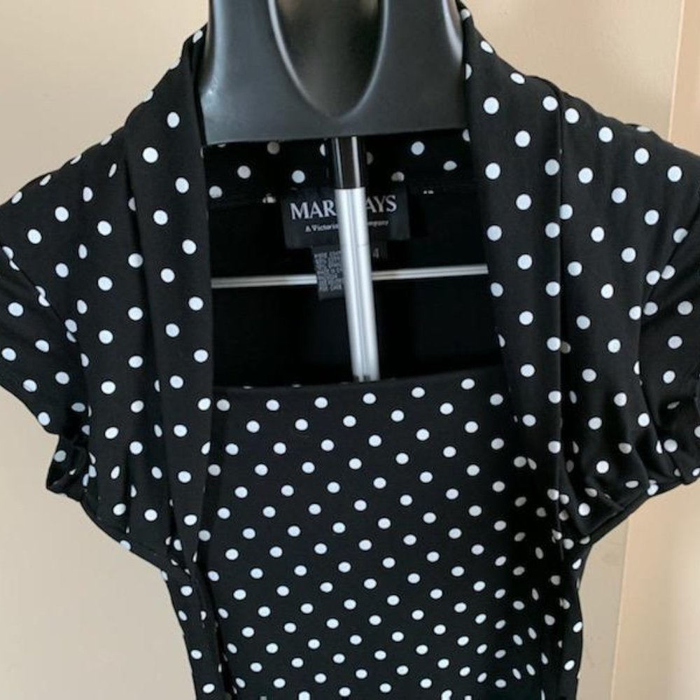 Mary Bays A Victoria Royal Polka Dot Dress - Picture 6 of 7
